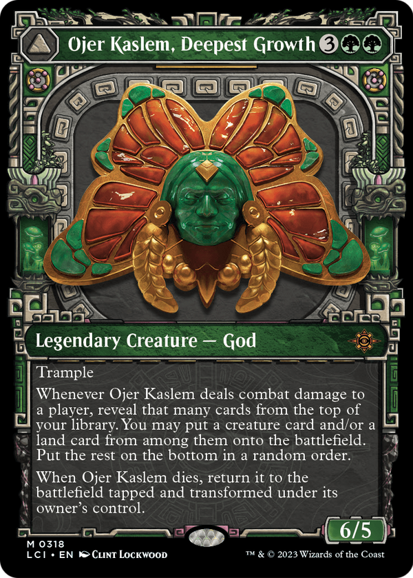 Ojer Kaslem, Deepest Growth (Showcase) (LCI-318) - The Lost Caverns of Ixalan: (Showcase) Foil