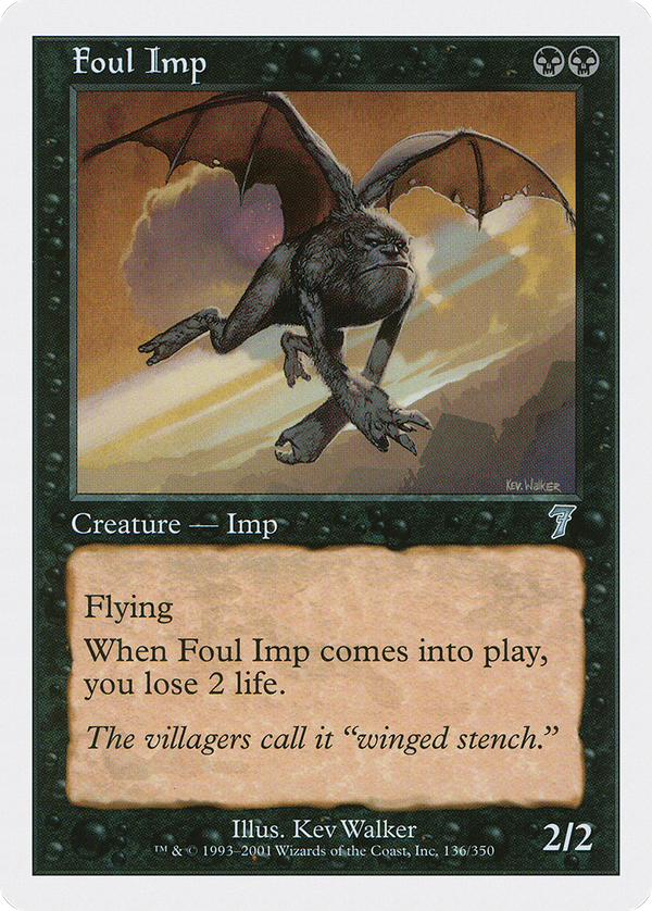 Foul Imp (7ED-136) - 7th Edition