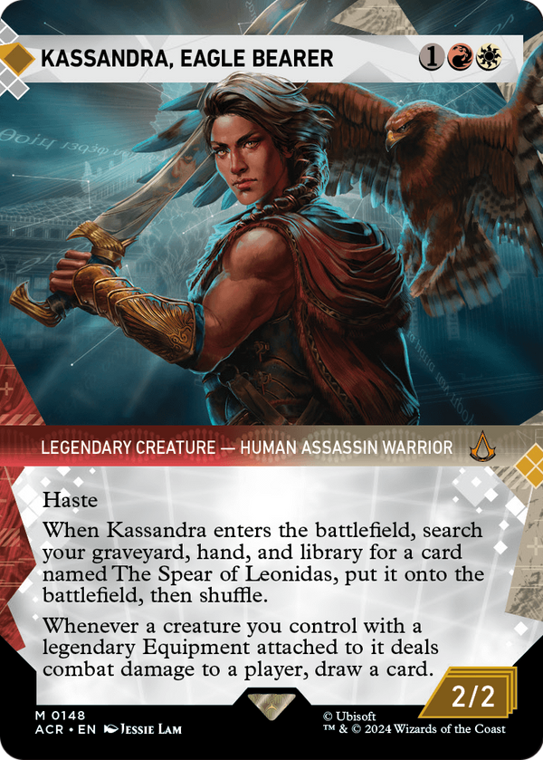 Kassandra, Eagle Bearer (Showcase) (ACR-148) - Assassin's Creed: (Showcase) (Borderless)