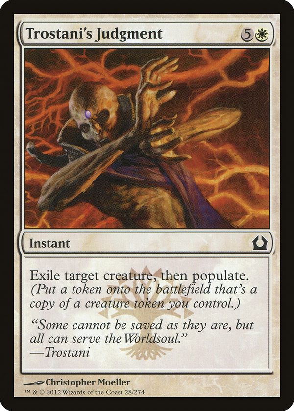 Trostani's Judgment (RTR-028) - Return to Ravnica Foil
