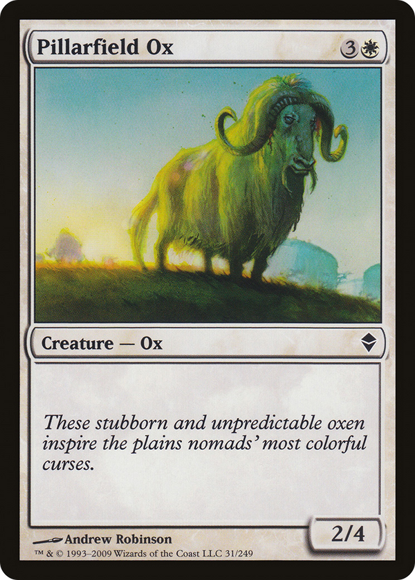 Pillarfield Ox (ZEN-031) - Zendikar