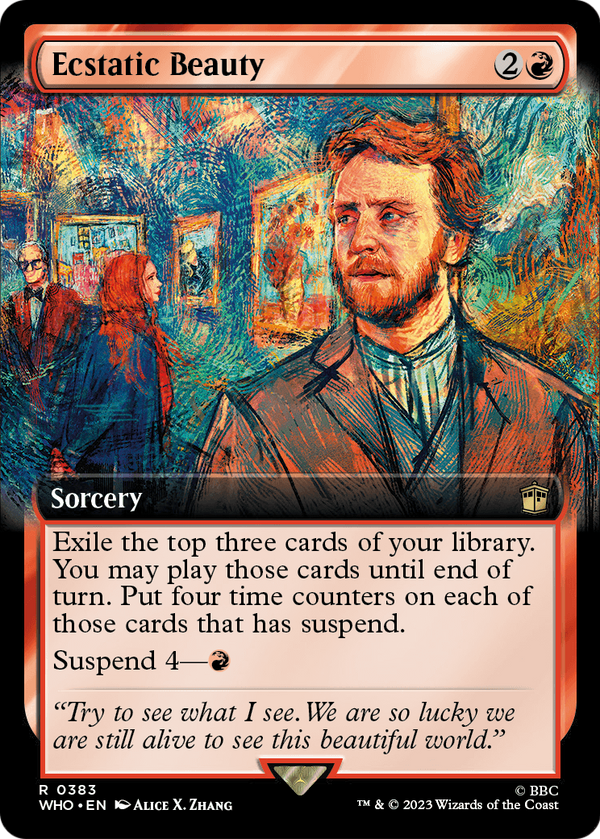 Ecstatic Beauty (Extended Art) (WHO-383) - Doctor Who: (Extended Art) Foil