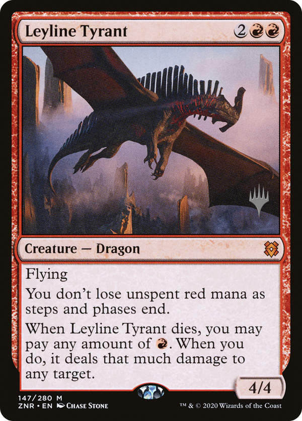 Leyline Tyrant (PPZNR-147) - Zendikar Rising Promos