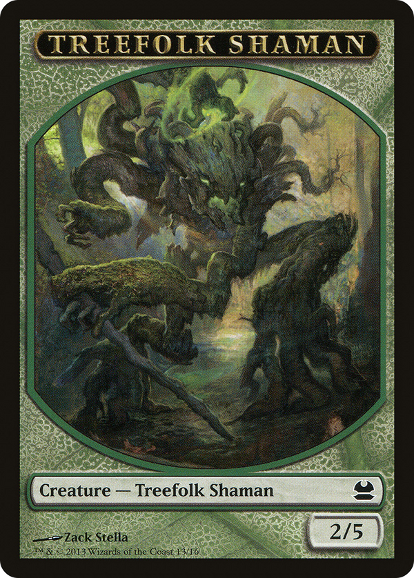 Treefolk Shaman Token (MMA-013) - Modern Masters Tokens