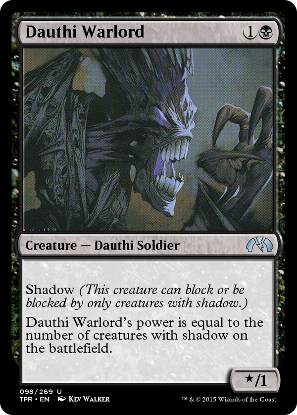 Dauthi Warlord (TPR-098) - Tempest Remastered Foil
