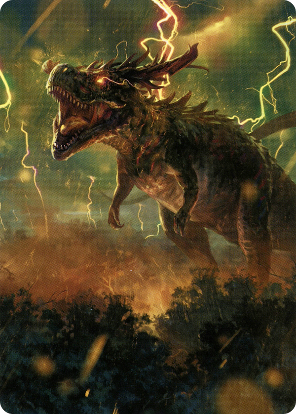 Thrasta, Tempest's Roar // Thrasta, Tempest's Roar (AMH2-042) - Modern Horizons 2 Art Series (Borderless)
