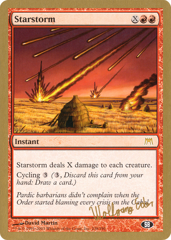 Starstorm - 2003 Wolfgang Eder (ONS) (SB) (WCD-WE328SB) - World Championship Decks 2003