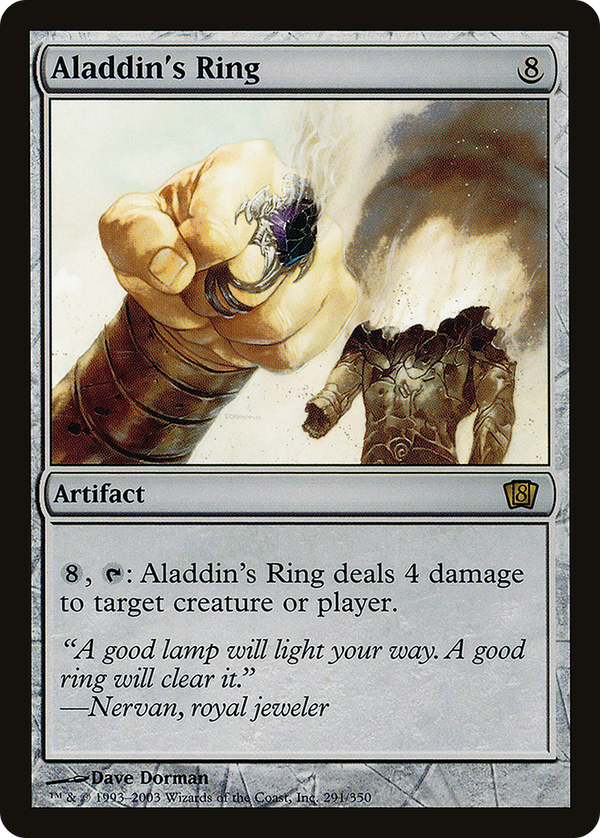 Aladdin's Ring (8ED-291) - 8th Edition Foil