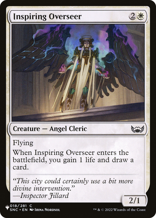 Inspiring Overseer (LIST-SNC-18) - The List