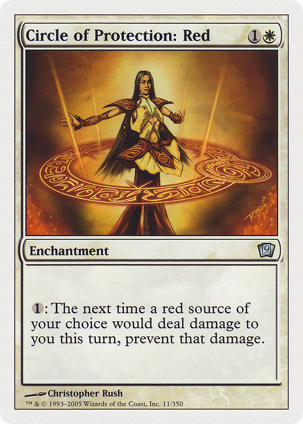 Circle of Protection: Red (9ED-011) - 9th Edition
