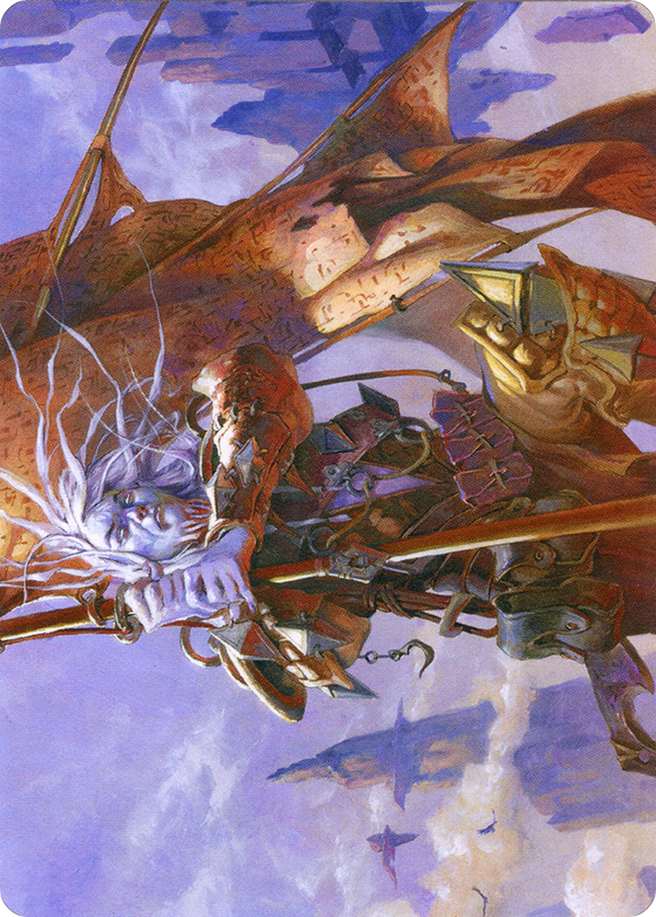 Sea Gate Banneret // Sea Gate Banneret (AZNR-043) - Zendikar Rising Art Series (Borderless) Foil