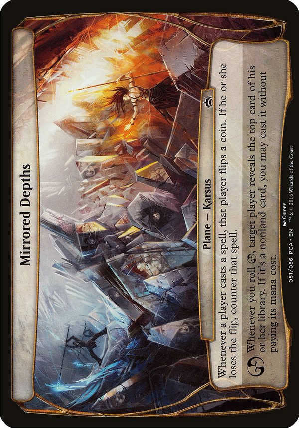 Mirrored Depths (Planechase Anthology) (OVER-051) - Planechase Anthology Planes
