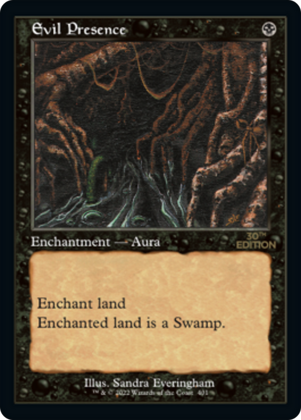 Evil Presence (Retro Frame) (30A-401) - 30th Anniversary Edition