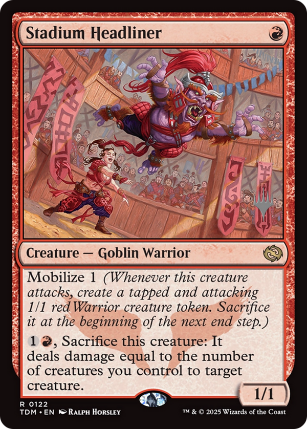 Stadium Headliner (PPTDM-122) - Promo Pack: Tarkir: Dragonstorm Foil