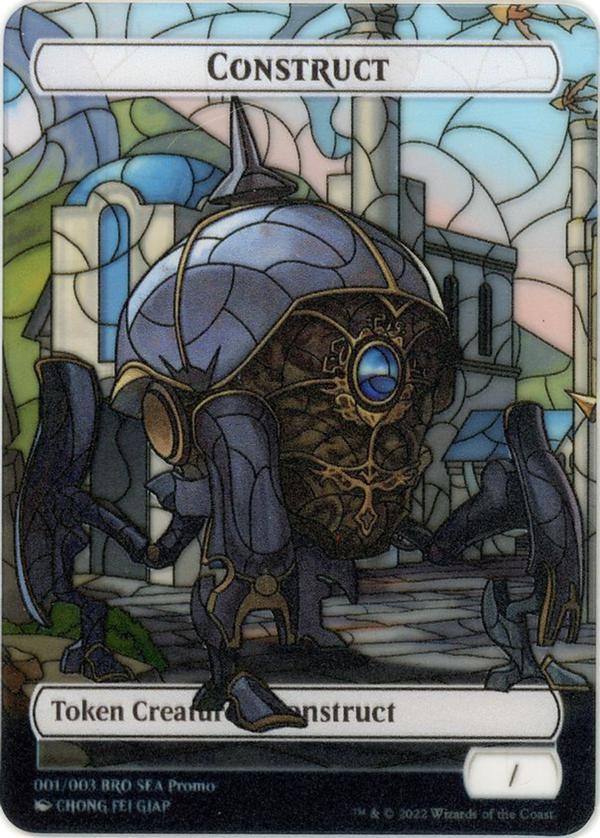 Construct Token [SEA Exclusive] (BRO-001/003) - The Brothers' War Southeast Asia Tokens: (Full Art)
