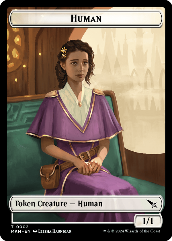 Human (TMKM-002) - Murders at Karlov Manor Tokens Foil
