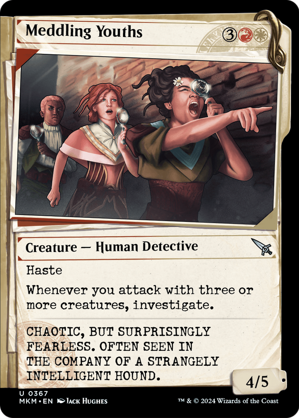 Meddling Youths (Showcase) (MKM-367) - Murders at Karlov Manor: (Showcase) Foil