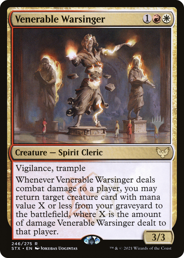 Venerable Warsinger (PPSTX-246) - Strixhaven: School of Mages Promos Foil