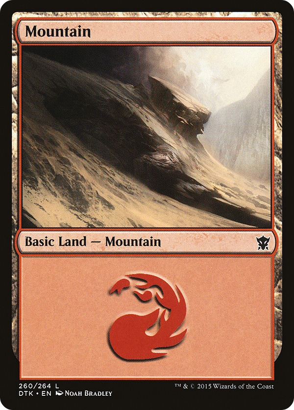 Mountain (260) (DTK-260) - Dragons of Tarkir