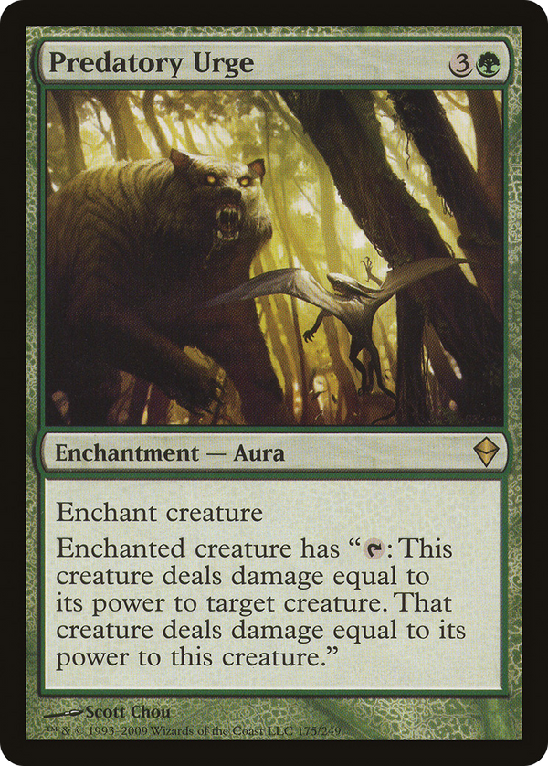Predatory Urge (ZEN-175) - Zendikar Foil