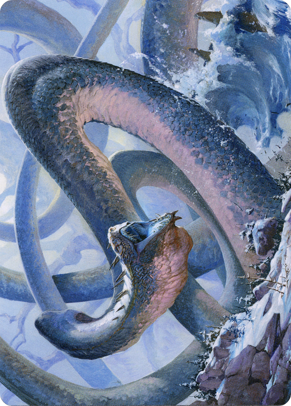 Koma, Cosmos Serpent // Koma, Cosmos Serpent (ASKHM-060) - Art Series: Kaldheim (Borderless)