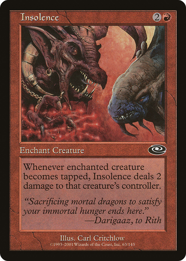 Insolence (PLS-063) - Planeshift Foil