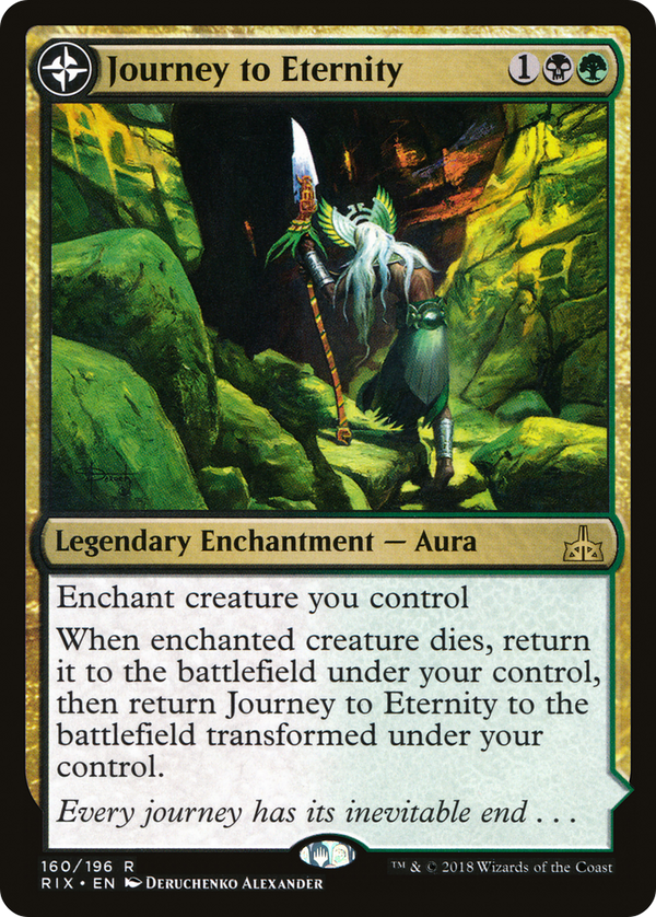 Journey to Eternity (RIX-160) - Rivals of Ixalan: (compasslanddfc) Foil