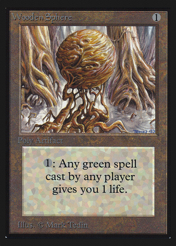 Wooden Sphere (CE) (CED-) - Collectors' Edition