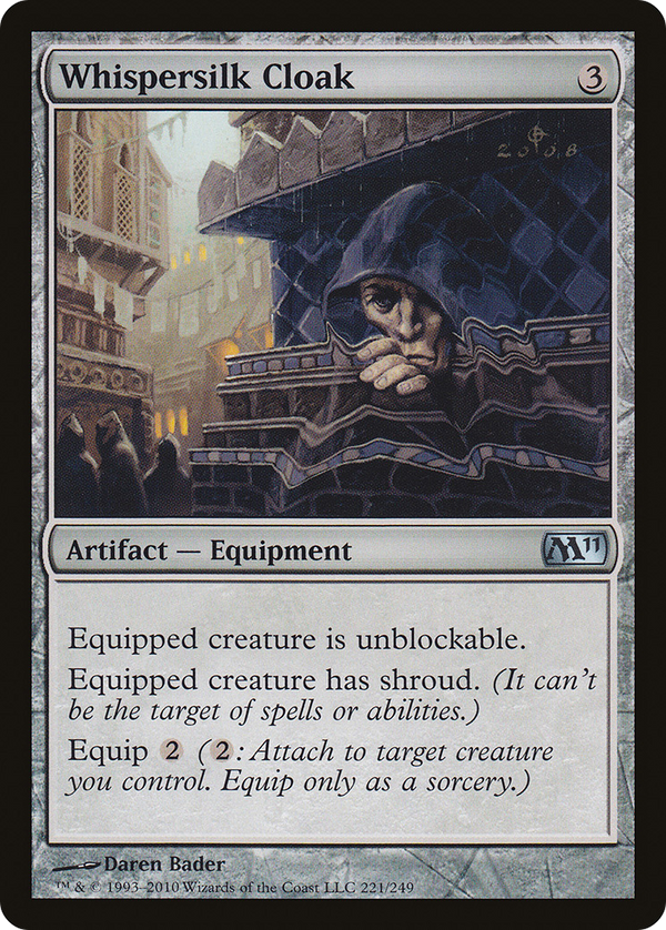 Whispersilk Cloak (M11-221) - Magic 2011