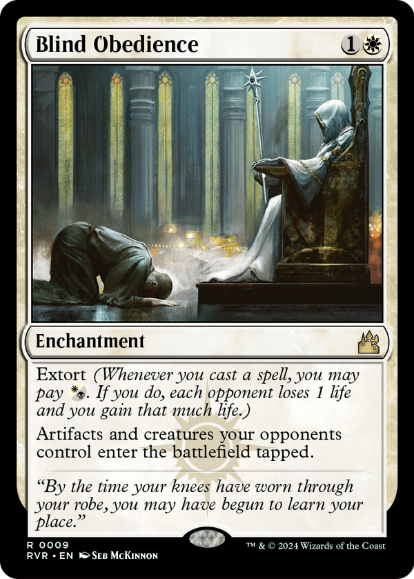 Blind Obedience (RVR-009) - Ravnica Remastered Foil
