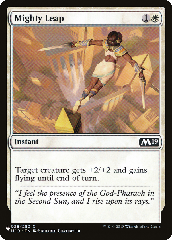 Mighty Leap (LIST-M19-28) - The List