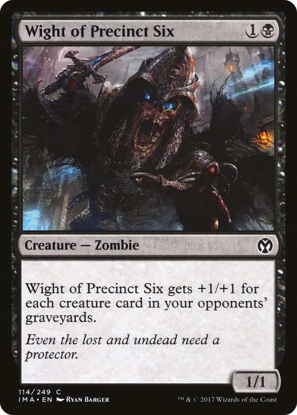 Wight of Precinct Six (IMA-114) - Iconic Masters Foil