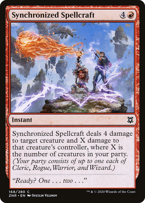 Synchronized Spellcraft (ZNR-168) - Zendikar Rising