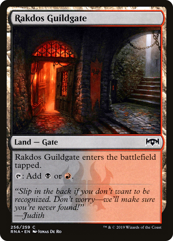 Rakdos Guildgate (256) (RNA-256) - Ravnica Allegiance Foil