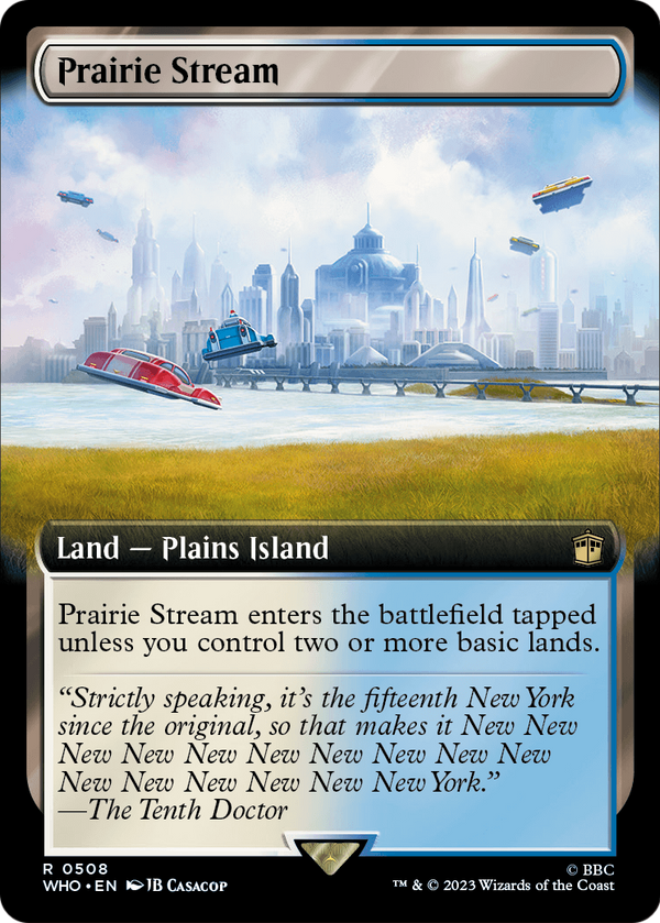 Prairie Stream (Extended Art) (WHO-508) - Doctor Who: (Extended Art)