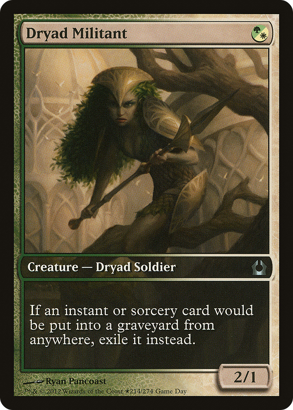 Dryad Militant (GAME-214) - Return to Ravnica Promos