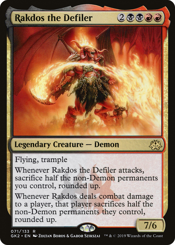 Rakdos the Defiler (GK2-071) - RNA Guild Kit