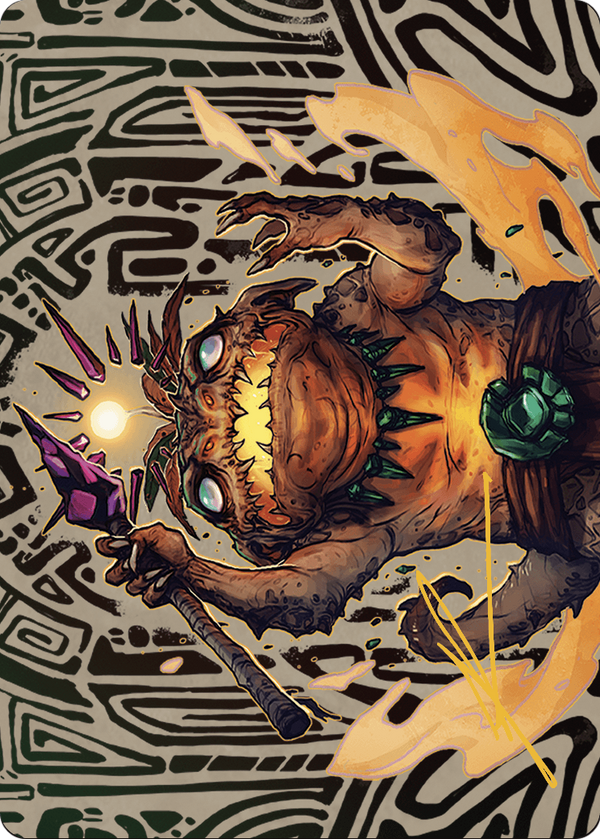 Zoyowa Lava-Tongue // Zoyowa Lava-Tongue (ALCI-054) - The Lost Caverns of Ixalan Art Series (Borderless) Foil