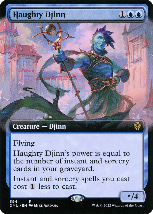 Haughty Djinn (Extended Art) (DMU-394) - Dominaria United: (Extended Art) Foil