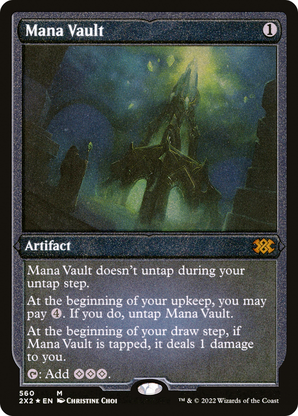 Mana Vault (Foil Etched) (2X2-560) - Double Masters 2022 Foil