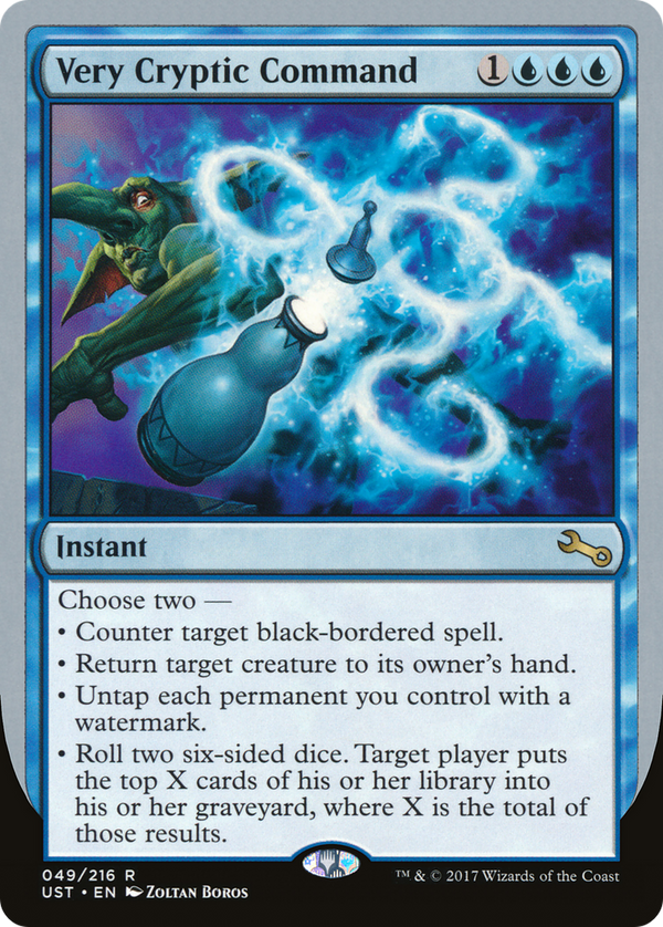 Very Cryptic Command (E) (UST-49E) - Unstable
