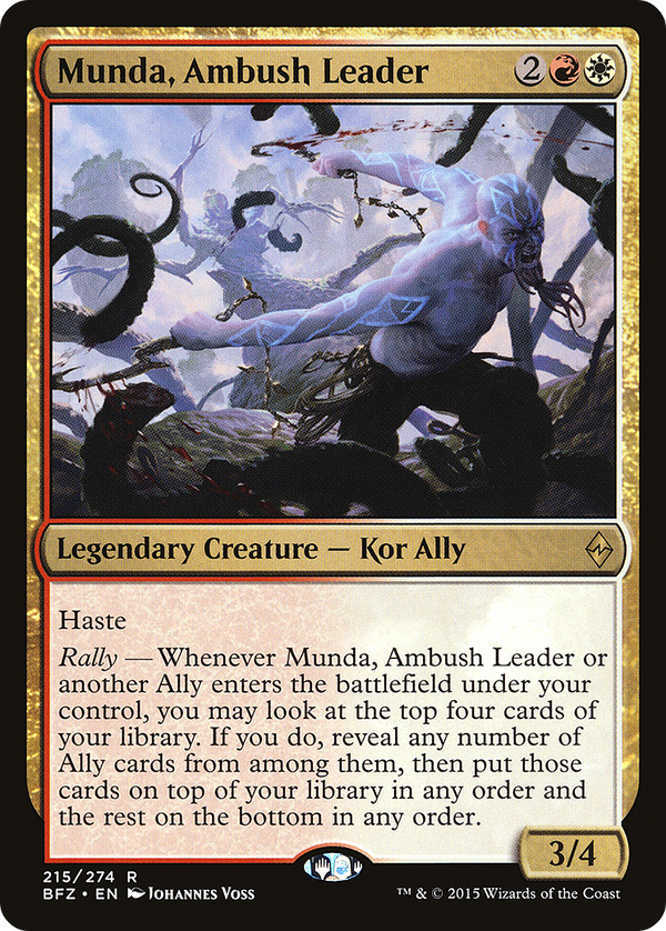 Munda, Ambush Leader (BFZ-215) - Battle for Zendikar