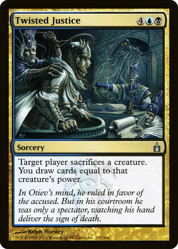 Twisted Justice (RAV-237) - Ravnica: City of Guilds Foil