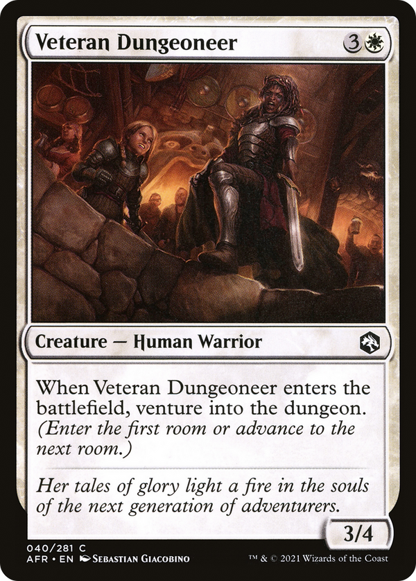 Veteran Dungeoneer (AFR-040) - Adventures in the Forgotten Realms