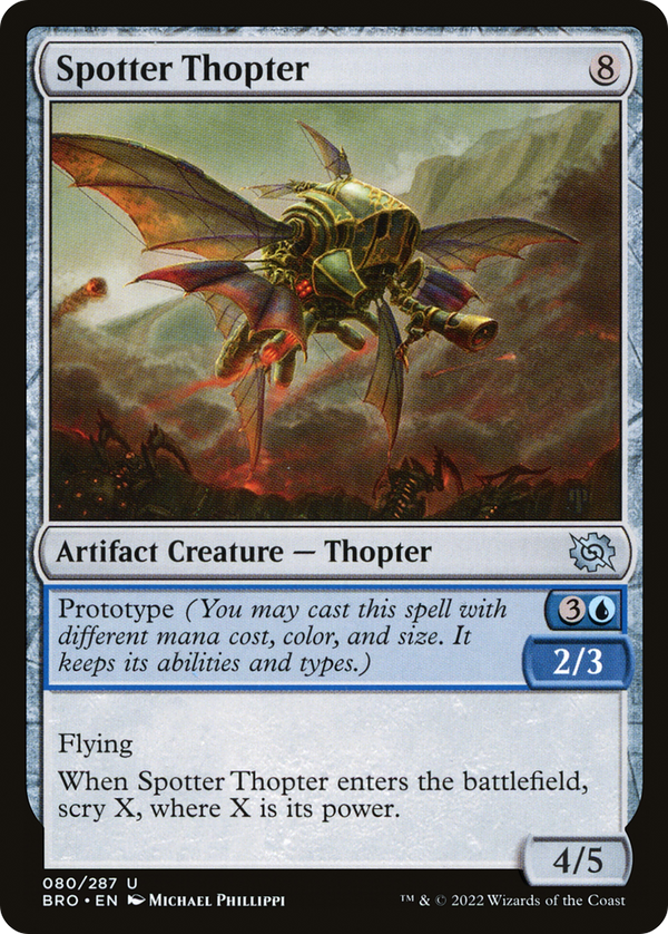 Spotter Thopter (BRO-080) - The Brothers' War