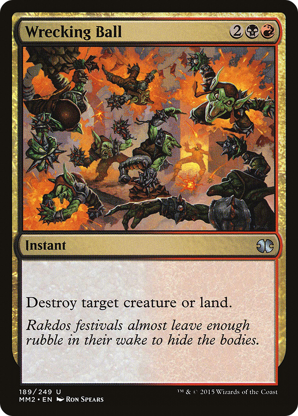 Wrecking Ball (MM2-189) - Modern Masters 2015 Foil