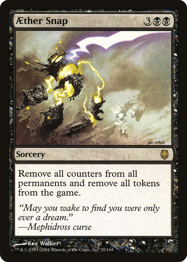 Aether Snap (DST-037) - Darksteel Foil