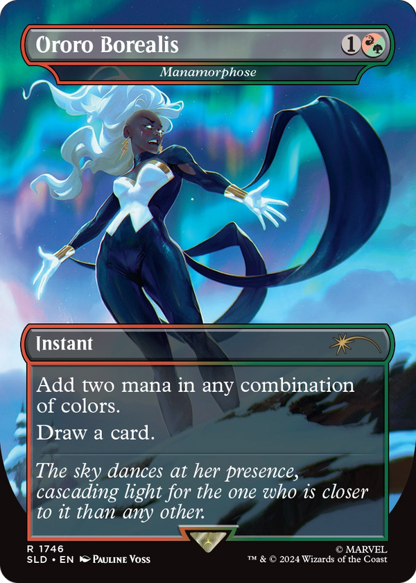 Manamorphose (SLD-1746) - Secret Lair Drop / Ororo Borealis (Borderless)