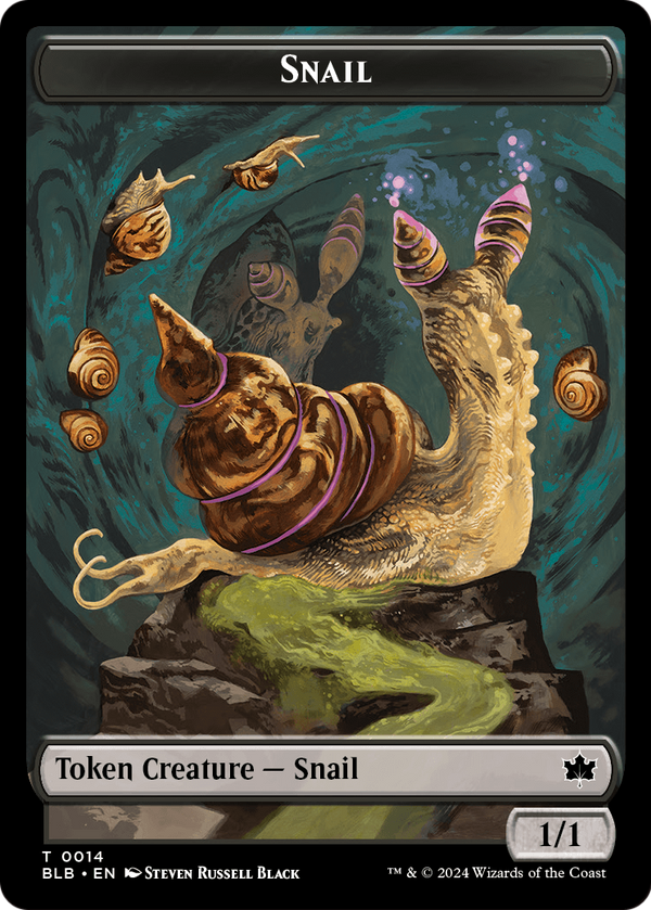 Snail Token (BLB-014) - Bloomburrow Tokens