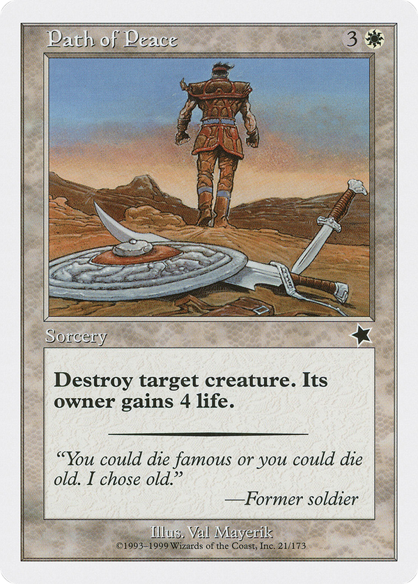 Path of Peace (S99-021) - Starter 1999